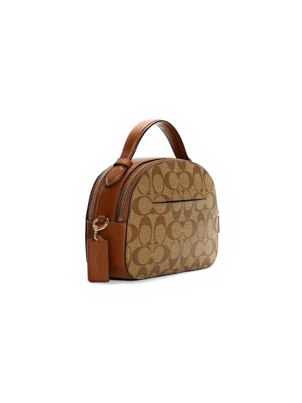 Coach Serena Satchel In Signature Canvas with Stripes - Picture 14 of 15